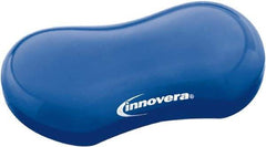 innovera - 3-1/8" x 4-3/4" x 1" Blue Wrist Rest - Use with Mouse - Strong Tooling