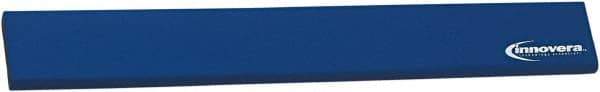 innovera - 2-1/2" x 19-1/4" x 3/4" Blue Keyboard Wrist Rest - Use with Keyboard - Strong Tooling