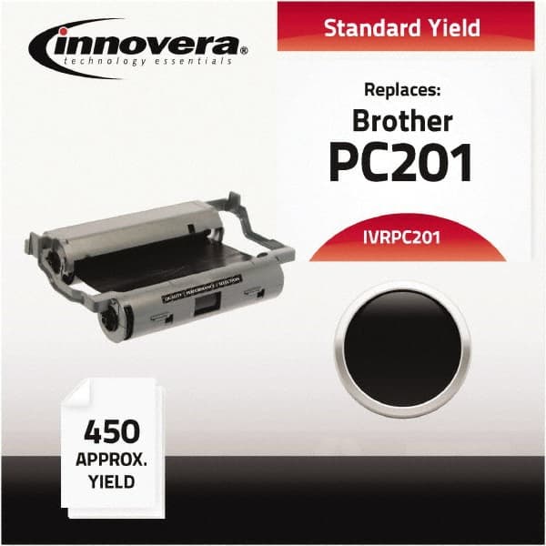 innovera - Black Thermal Print Cartridge Ribbon - Use with Brother MFC-1770, 1780, 1870MC, 1970MC, PPF-1170, 1270, 1270E, 1570MC, 1575MC - Strong Tooling