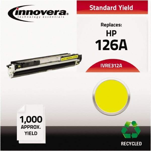 innovera - Yellow Toner Cartridge - Use with HP Color LaserJet CP1020, CP1025NW, LaserJet Pro 100 Color MFP M175A, M175NW, LaserJet Pro 200 Color MFP M275NW - Strong Tooling