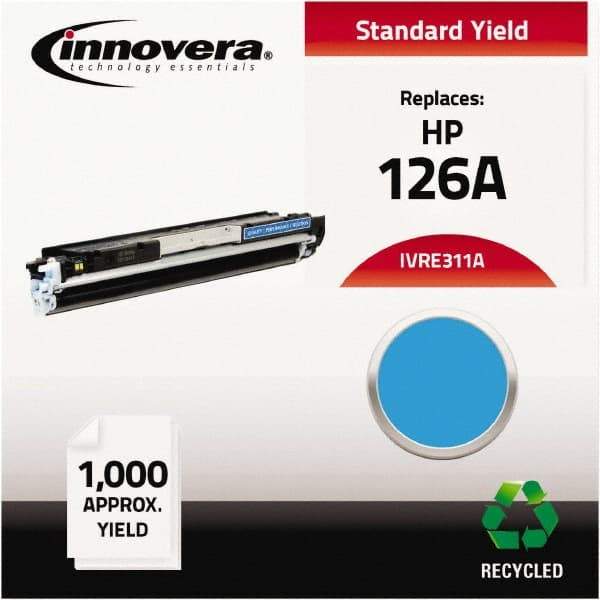 innovera - Cyan Toner Cartridge - Use with HP Color LaserJet CP1020, CP1025NW, LaserJet Pro 100 Color MFP M175A, M175NW, LaserJet Pro 200 Color MFP M275NW - Strong Tooling