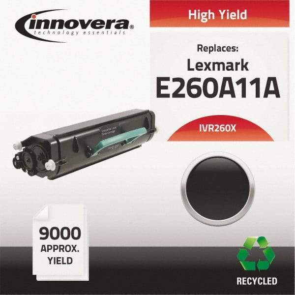 innovera - Black Toner Cartridge - Use with Lexmark E260D, E260DN, E360D, E360DN, E460DN, E460DW, E462DTN - Strong Tooling