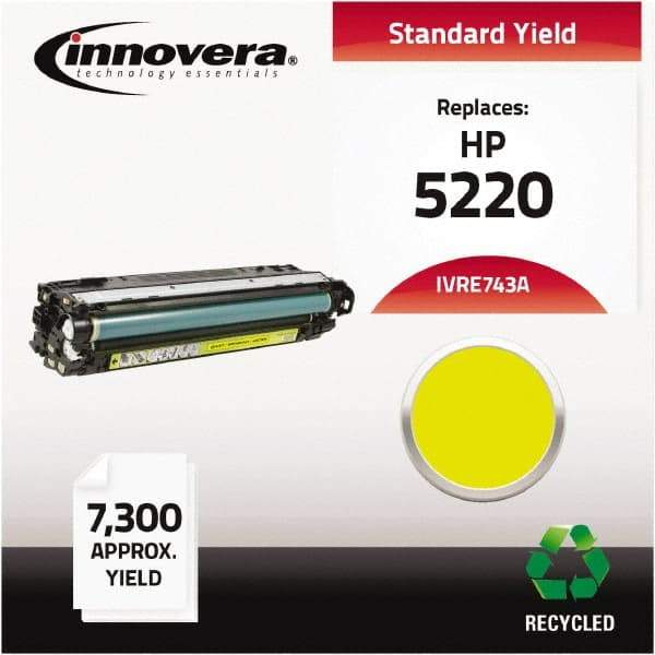 innovera - Yellow Toner Cartridge - Use with HP Color LaserJet CP5220, CP5225 - Strong Tooling