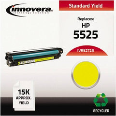 innovera - Yellow Toner Cartridge - Use with HP Color LaserJet Enterprise CP5520, CP5525n, CP5525dn, CP5525xh - Strong Tooling