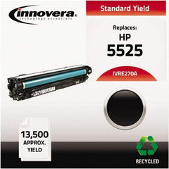 innovera - Black Toner Cartridge - Use with HP Color LaserJet Enterprise CP5520, CP5525n, CP5525dn, CP5525xh - Strong Tooling