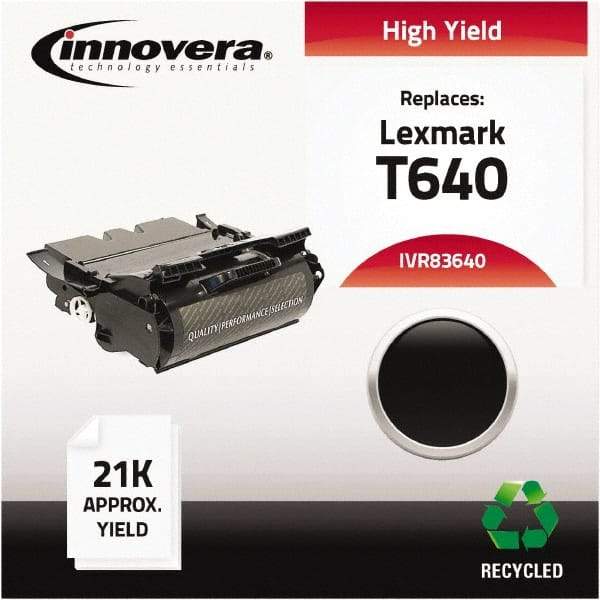 innovera - Black Toner Cartridge - Use with Lexmark T640, T640DN, T640DTN, T640N, T640TN, T642, T642DTN, T642N, T642TN, T644, T644DTN, T644N, T644TN, X642E, X644E, X646E - Strong Tooling