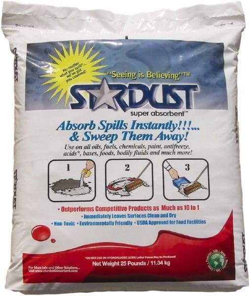 Stardust Spill Products - 1.5 Cu Ft Bag Amorphous Alumina Silicate Granular Absorbent - Universal Use - Strong Tooling