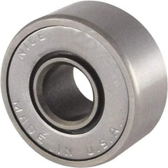 Nice - 7/16" Bore Diam, 29/32" OD, Double Seal Semi Ground Extra Light Radial Ball Bearing - 5/16" Wide, 1 Row, Round Bore, 300 Lb Static Capacity, 350 Lb Dynamic Capacity - Strong Tooling