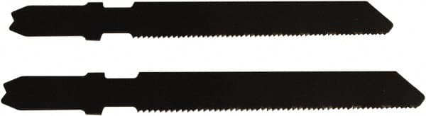 Disston - 2-3/4" Long, 20 Teeth per Inch, Carbon Steel Jig Saw Blade - Toothed Edge, 0.067" Thick, U-Shank, Raker Tooth Set - Strong Tooling