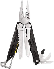 Leatherman - 19 Piece, Multi-Tool Set - Stainless Steel, 4-1/2" OAL, 4-1/2" Closed Length - Strong Tooling