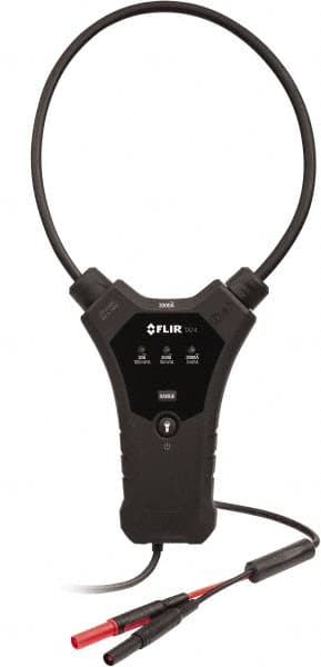 FLIR - Black Electrical Test Equipment Current Probe - Use with Most DMMs and Clamp Meters that use Banana Plugs and Output is a Voltage Signal - Strong Tooling