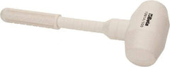 Beta - 35 oz Head 2-23/64" Face Diam Rubber Dead Blow Hammer - 11-13/16" OAL, Rubber Handle - Strong Tooling