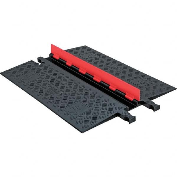 Checkers - On Floor Cable Covers Cover Material: Polyurethane Number of Channels: 1 - Strong Tooling