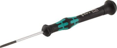 Wera - 2.5mm Blade Width, 147mm OAL, Precision Slotted Screwdriver - 50mm Blade Length, Round Shank, Ergonomic Handle - Strong Tooling