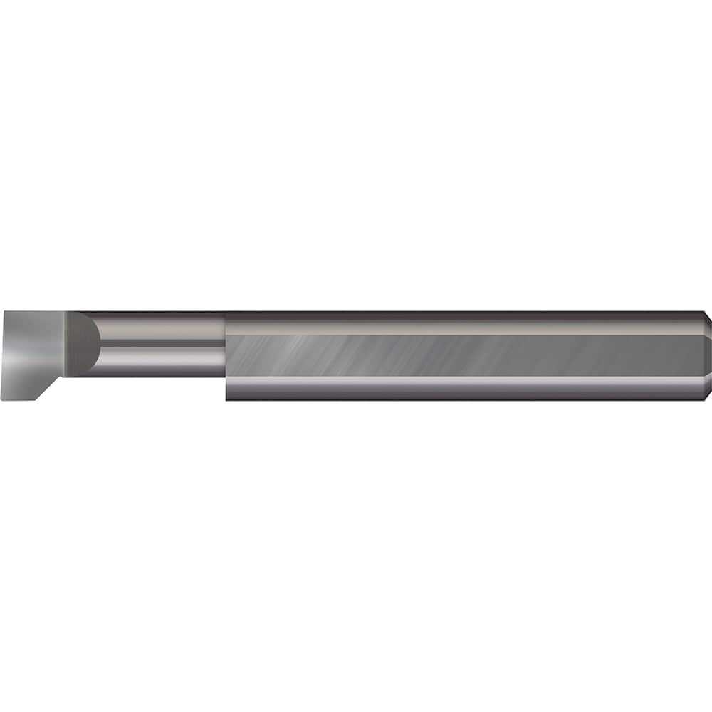 Micro 100 - Thread Relief Tools; Material: Solid Carbide ; Cutting Diameter (Inch): 3/16 ; Flat Width (Inch): 5/64 ; Flat Width (Decimal Inch): 0.0780 ; Cutting Depth (Inch): 3/4 ; Projection (Decimal Inch): 0.0400 - Exact Industrial Supply