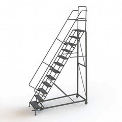 TRI-ARC - Rolling & Wall Mounted Ladders & Platforms Type: Rolling Warehouse Ladder Style: Rolling Safety Ladder - Strong Tooling