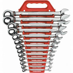 GearWrench - Wrench Sets Tool Type: Combination Wrench System of Measurement: Inch - Strong Tooling