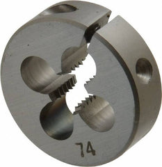 OSG - #12-28 UNF High Speed Steel Round Adjustable Die - Strong Tooling