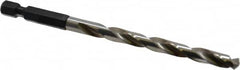 Cle-Line - 1/4" High Speed Steel, 118° Point, Hex Shank Maintenance Drill Bit - Strong Tooling