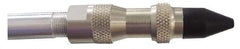 Coilhose Pneumatics - 125 Max psi Rubber Push Button Blow Gun - 1/4 NPT, 39" Tube Length, Nickel Plated Brass - Strong Tooling