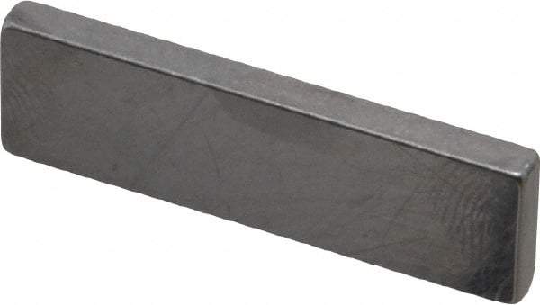 Mitutoyo - 0.103" Rectangular Steel Gage Block - Accuracy Grade 0, Includes Certificate of Inspection - Strong Tooling