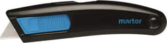 Martor USA - Retractable Utility Knife - Black & Blue Handle - Strong Tooling