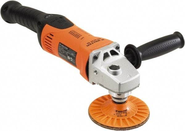 WALTER Surface Technologies - 6" Pad Diam, 2,000 to 7,300 RPM, Handheld Electric Buffer - 12.4 Amps, 120 Volts - Strong Tooling