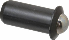 Gibraltar - 1.1" Body Length x 1/2" Body Diam, 4 Lb Init to 9 Lb Final End Force, Steel Press Fit Ball Plunger - 7/16" Ball Diam, 0.161" Max Ball Reach, 0.11" Flange Thickness - Strong Tooling