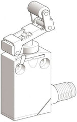 Telemecanique Sensors - SPDT, NC/NO, 240 VAC, 250 VDC, Screw Terminal, Roller Plunger Actuator, General Purpose Limit Switch - 1, 2, 6, 12, 13, 4X, 6P NEMA Rating, IP66, IP67, IP68 IPR Rating - Strong Tooling