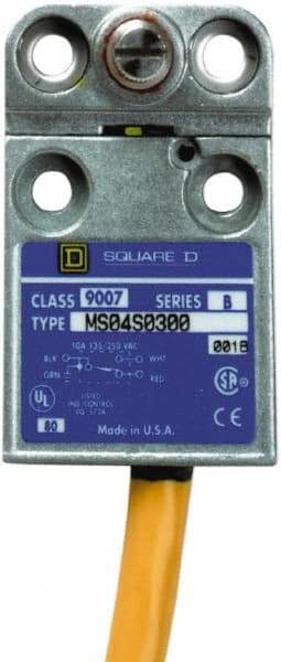 Square D - SPDT, NC/NO, 240 VAC, Prewired Terminal, Rotary Head Actuator, General Purpose Limit Switch - 1, 2, 4, 6, 6P NEMA Rating, IP67 IPR Rating - Strong Tooling