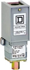 Square D - 1 NEMA Rated, SPDT, 3 to 150 psi, Electromechanical Pressure and Level Switch - Fixed Pressure, 120 VAC at 6 Amp, 125 VDC at 0.22 Amp, 240 VAC at 3 Amp, 250 VDC at 0.27 Amp, 1/4 Inch Connector, Screw Terminal, For Use with 9012G - Strong Tooling