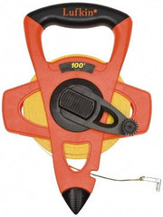 Lufkin - 300' x 3/4" Yellow Blade Tape Measure - 1/8" Graduation, C11 Graduation Style, Orange/Yellow/Black Case - Strong Tooling