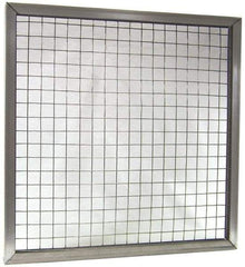 Made in USA - Galvanized Steel Wire Air Filter Frame - 16" Noml Height x 2" Noml Depth x 25" Noml Width, For Use with Filter Pads - Strong Tooling