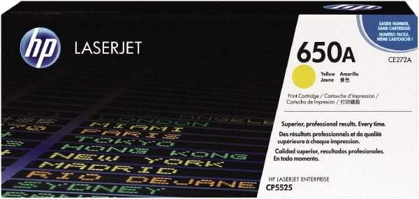 Hewlett-Packard - Yellow Toner Cartridge - Use with HP Color LaserJet Enterprise CP5525, M750 - Strong Tooling