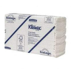 Kleenex - 1 Ply White C-Fold Paper Towels - 10-1/8" Wide - Strong Tooling