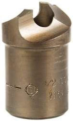 Greenlee - 1/2" Conduit Round Punch - 7/8" Hole Diam - Strong Tooling