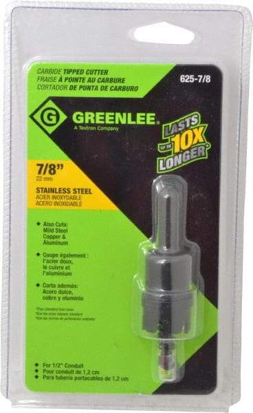 Greenlee - 7/8" Diam, Hole Saw - Strong Tooling