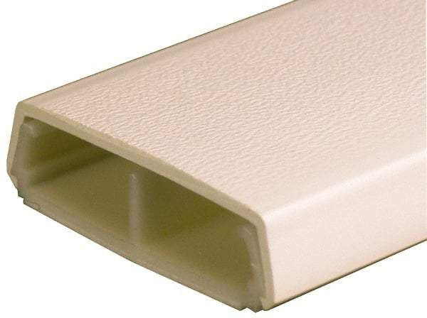 Wiremold - 1.53m Long x 11/16 Inch Deep x 2-1/4 Inch Wide, Plastic Raceway - Snap On, 2 Channel, Ivory - Strong Tooling