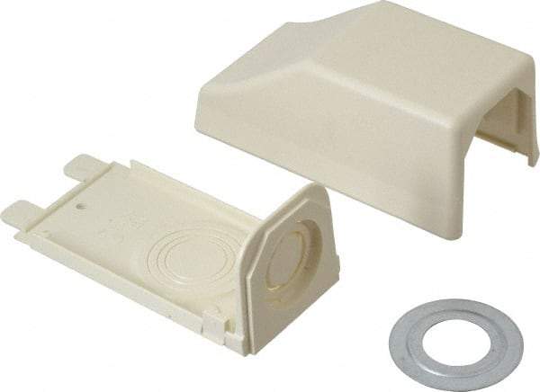 Wiremold - 4-1/2 Inch Long x 2-7/16 Inch Wide x 1-15/16 Inch High, Raceway Fitting - Ivory, For Use with Wiremold 2300 Series Raceways - Strong Tooling