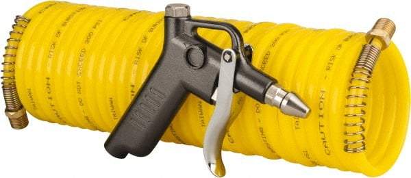 Value Collection - 1/4" ID Pistol Grip Air Gun - 25' Long Nylon Hose, 1/4" Inlet, NPT Thread, 200 Max psi - Strong Tooling