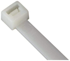 Thomas & Betts - 18" Long Natural (Color) Nylon Standard Cable Tie - 120 Lb Tensile Strength, 1.91mm Thick - Strong Tooling