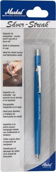 Markal - Metallic Silver Graphite Petroleum Base Marker - Fine Tip - Strong Tooling