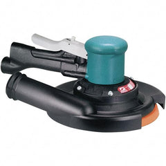 Dynabrade - 10,000 OPM, 23 CFM Air Consumption, Palm Air Orbital Sander - Round Pad, 1/4 NPT Inlet - Strong Tooling