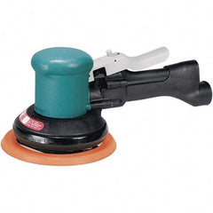 Dynabrade - 12,000 OPM, 23 CFM Air Consumption, Palm Air Orbital Sander - Round Pad, 1/4 NPT Inlet - Strong Tooling