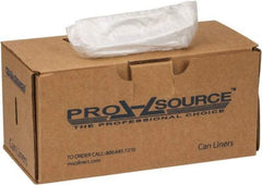 PRO-SOURCE - 0.31 mil Thick, Household/Office Trash Bags - 24" Wide x 33" High, Clear - Strong Tooling