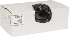 PRO-SOURCE - 1.2 mil Thick, Household/Office Trash Bags - Hexene Resins, Drawstring, 33-1/2" Wide x 38" High, Black - Strong Tooling