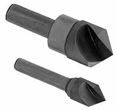 1-1/2″ Head Diam, 3/4″ Shank Diam, 1 Flute 100° High Speed Steel Countersink 3-1/2″ OAL, Straight Shank