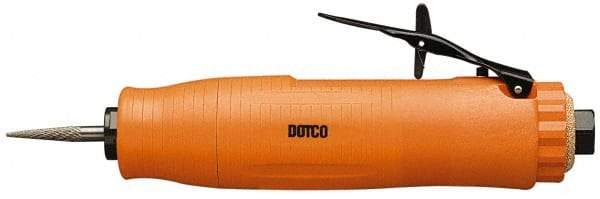 Dotco - 1/4" Collet, Straight Handle, Air Straight Die Grinder - 23,000 RPM, Front Exhaust, 38 CFM, 0.9 hp - Strong Tooling