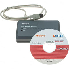 Mitutoyo - SPC U-Wave Receiver - Use with U-Wave Wireless System for SPC Data Transfer & Calipers - Strong Tooling