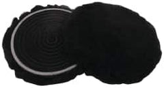 3M - 5-1/4" Diam Lambswool Bonnet Pad - 25/32" Pile, Hook & Loop Attachment - Strong Tooling